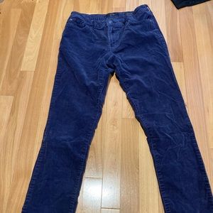 **JESSICA SIMPSON** Forever Skinny Dark Blue/Violet Corduroy Pants